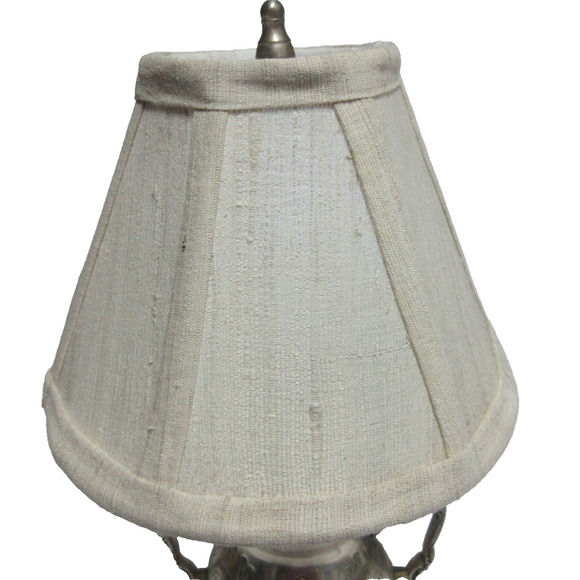 Small VTG Embossed Silver-Plate Sugar Bowl Table Lamp / Night Light ~ India Made - Picture 4 of 11